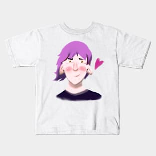 A cotton candy haired goddess Kids T-Shirt